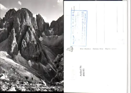 494193,Trentino Bolzano Rifugio Vicenza b. St. Christina al Sassolungo Bergkulisse