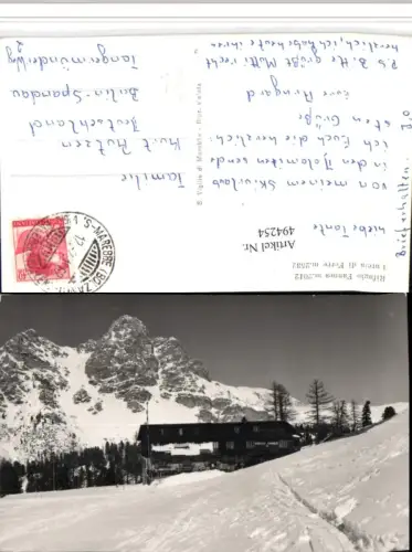 494254,Trentino Bolzano Rifugio Fannes Berghütte b. Enneberg Bergkulisse