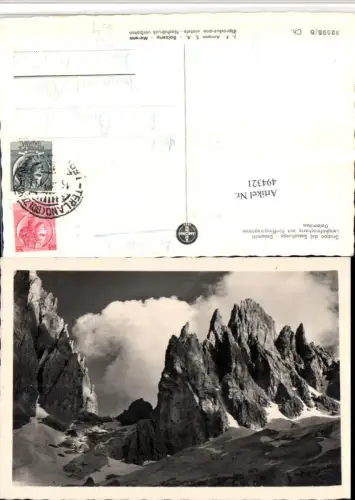 494321,Trentino Bolzano Sassolungo Langkofelscharte b. Seis Bergkulisse