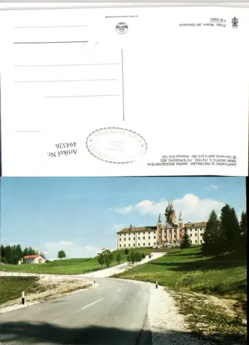 494326,Trentino Bolzano Monte S. Pietro Maria Weissenstein Sanatuario Pietralba