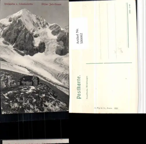 506662,Trentino Bolzano Königspitze u. Schaubachhütte Berghütte b. Stilfs