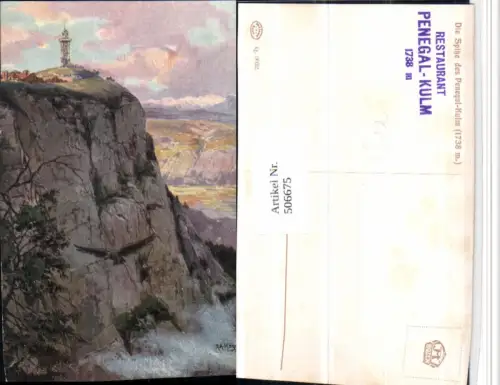 506675,Künstler AK R.A. Höger Trentino Bolzano Penegal-Kulm b. Kaltern