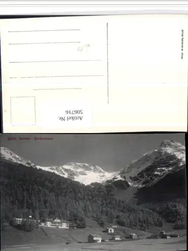 506716,Trentino Bolzano Sulden Suldenhotel Bergkulisse