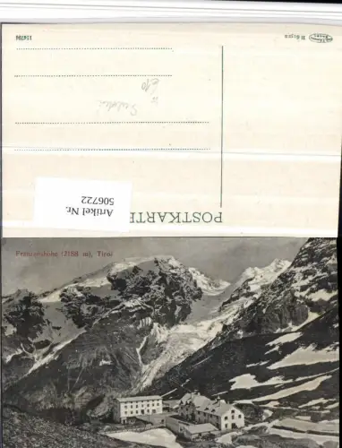 506722,Trentino Bolzano Franzenshöhe b. Sulden Bergkulisse