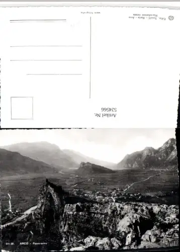 524566,Trentino Trento Arco Panorama Totale Bergkulisse