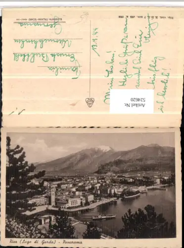 524620,Trentino Trento Riva del Garda Panorama Totale Bergkulisse