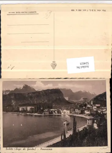 524621,Trentino Trento Lago di Garda Torbole Panorama Totale Bergkulisse