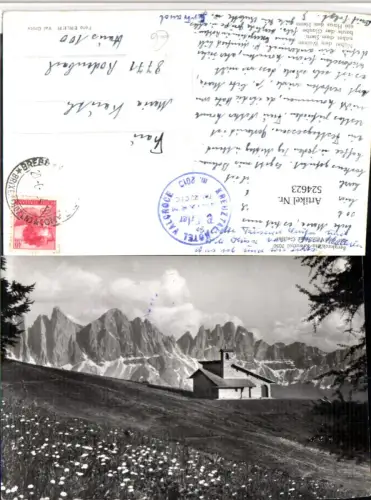 524623,Trentino Bolzano Bergkirchlein Kreuztal b. Brixen Bergkulisse