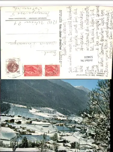 524631,Trentino Bolzano St. Leonhard im Passeiertal Totale Winterbild