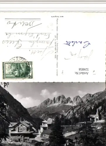 524858,Trentino Trento Rifugio Contrin presso Canazei Bergkulisse