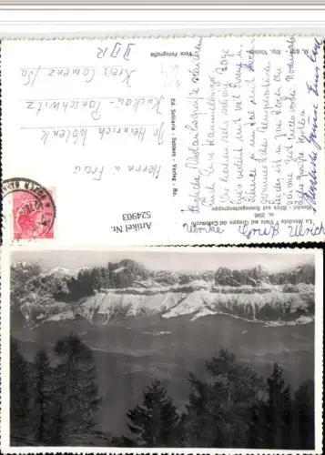 524903,Trentino Bolzano Mendel b. Kaltern m. Rosengarten Bergkulisse