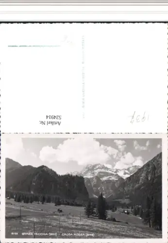 524914,Trentino Bolzano Braies Vecchia Croda Rossa Bergkulisse
