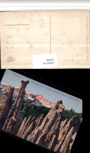 524941,Trentino Bolzano Erdpyramiden b. Ritten pub Lorenz Fränzl 501euro37