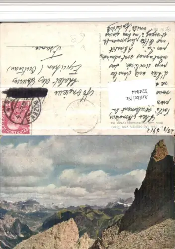 524944,Trentino Bolzano Blick v. Cigoladepass b. Tiers Bergkulisse