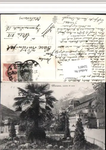 524971,Trentino Bolzano Merano Meran Casino di cura Bergkulisse