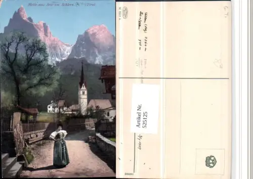 525125,Trentino Bolzano Motiv aus Seis am Schlern Siusi Kastelruth