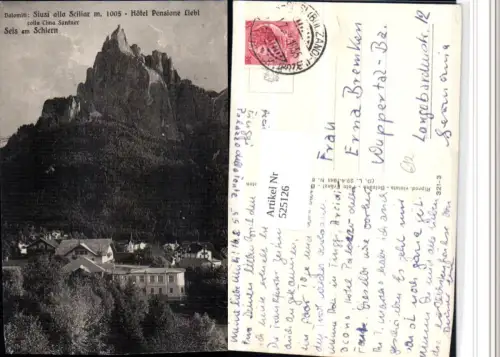 525126,Trentino Bolzano Siusi Seis am Schlern Hotel Pension Liebl Kastelruth