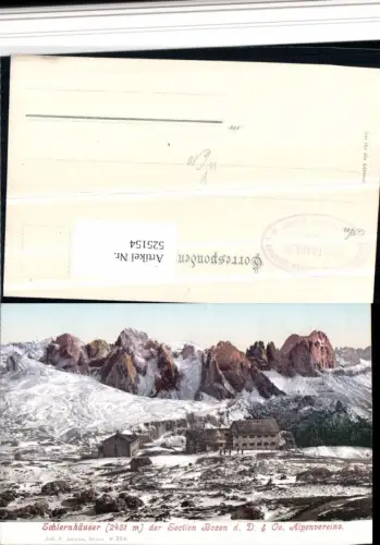 525154,Trentino Bolzano Schlernhäuser b. Völs Seis am Schlern pub Amonn M 25n