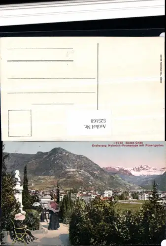 525168,Trentino Bolzano Gries bei Bozen Erzh. Heinrich Promenade tolle Partie