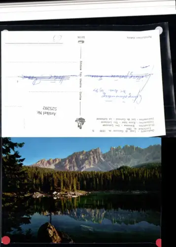 525202,Trentino Bolzano Lago di carezza Karersee Welschnofen
