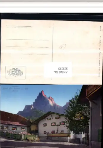 525213,Trentino Bolzano Seis am Schlern Siusi Ortspartie Kastelruth