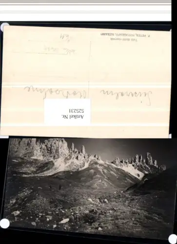 525231,seltene Foto-AK Trentino Seiseralm Seis am Schlern Kastelruth pub F. Peter Merano