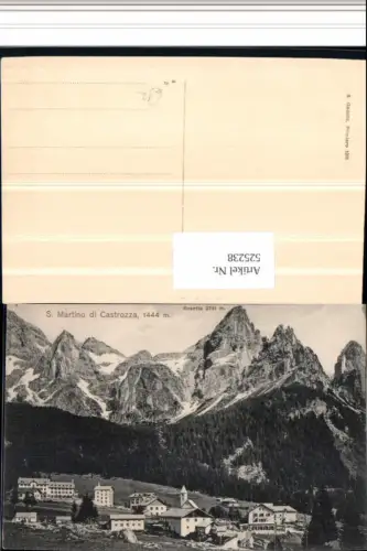 525238,Trentino Bolzano San Martino di Castrozza 1911 Siror Tonadico