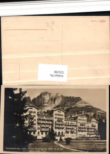 525298,Trentino Bolzano Karerseehotel Karersee Welschnofen