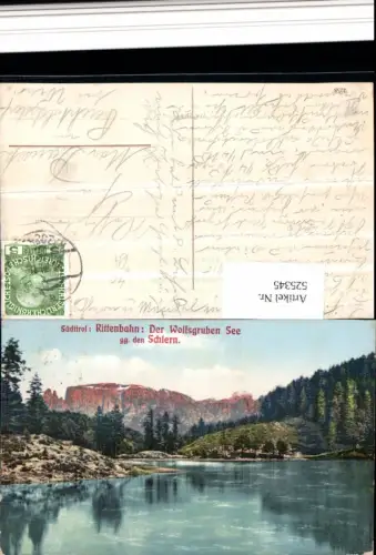 525345,Trentino Bolzano Rittenbahn Ritten Wolfsgrubensee Unterinn Oberbozen Bozen