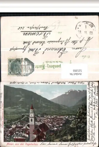 525393,Trentino Bolzano Meran Merano Vogelschau