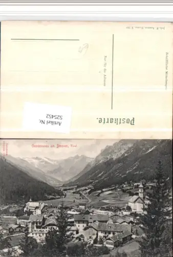 525452,Trentino Bolzano Gossensass am Brenner Südtirol Teilansicht pub Amonn L 260