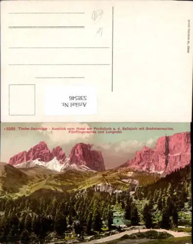 538546,Trentino Bolzano Dolomiten Pordoijoch Sellajoch Arabba Buchenstein Canazei Langkofel