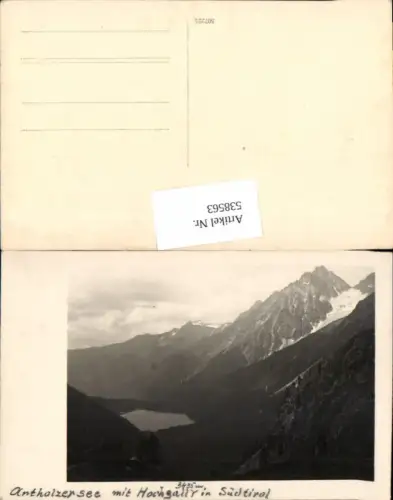538563,Trentino Bolzano tolle Foto-AK Rasen Antholz Antholzersee Pustertal