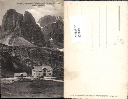 538649,Trentino Bolzano Gröden Grödnerjoch Dolomiten