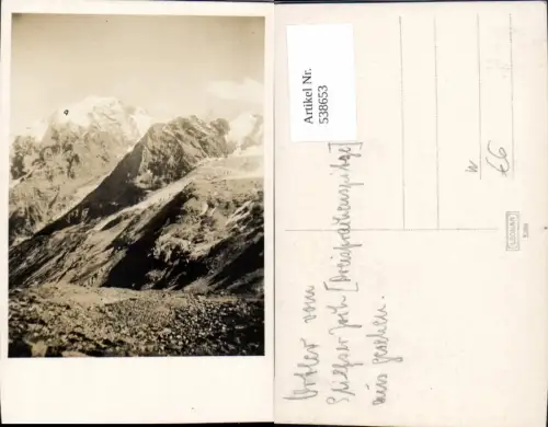 538653,Trentino Bolzano tolle Foto-AK Ortler Sulden Trafoi Stilfserjoch