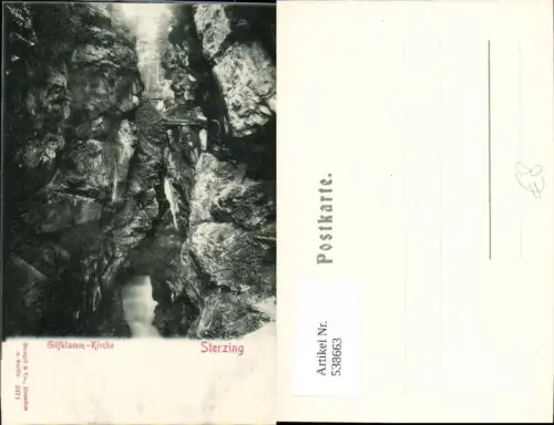 538663,Trentino Bolzano Sterzing Vipiteno Gilfklamm Kirche pub Stengel 2471