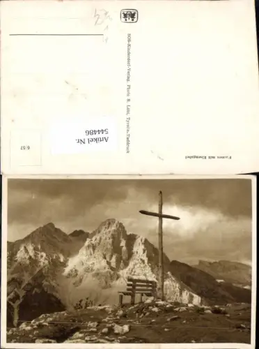 544486,Trentino Fanes Eisengabel Gipfelkreuz Prags Südirol SOS Kinderdorf 6euro57