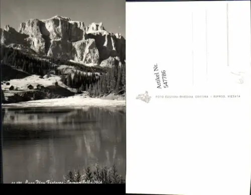 547786,Trentino Bolzano Lago di Pian Frataces Sexten Canazei