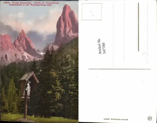 547789,Trentino Bolzano Dolomiten Sattelspitze Tiers St. Cyprian