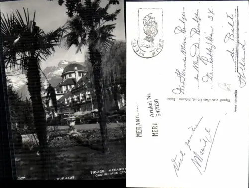 547830,Trentino Bolzano Merano Meran Casino Kurhaus