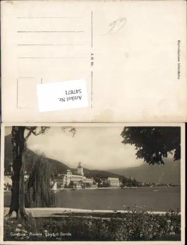 547871,Trentino Trento Foto-AK Gardone Riviera Gardasee Lago di Garda