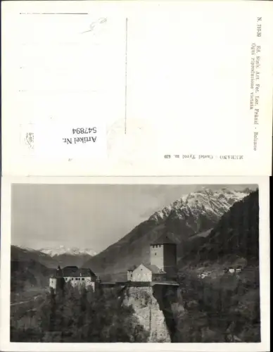 547894,Trentino Bolzano tolle Foto-AK Schloss Tirol b. Meran Merano