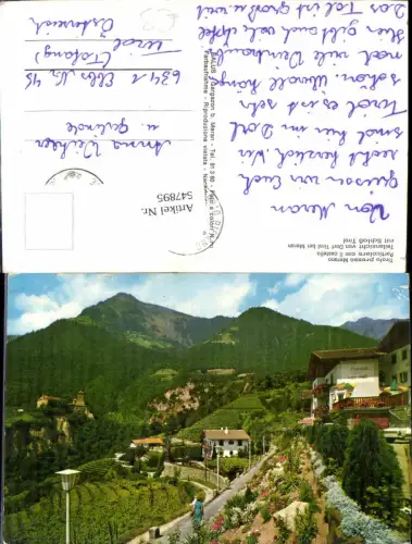 547895,Trentino Bolzano Schloss Dorf Tirol Tirolo b. Meran Merano