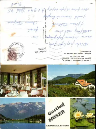 547896,Trentino Bolzano Gasthof Moser Montiggler See Eppan Überetsch
