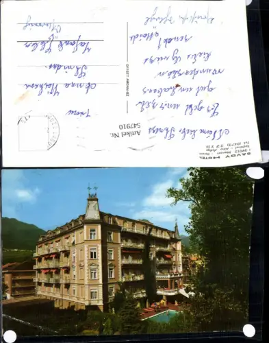 547910,Trentino Bolzano Meran Merano Savoy Hotel