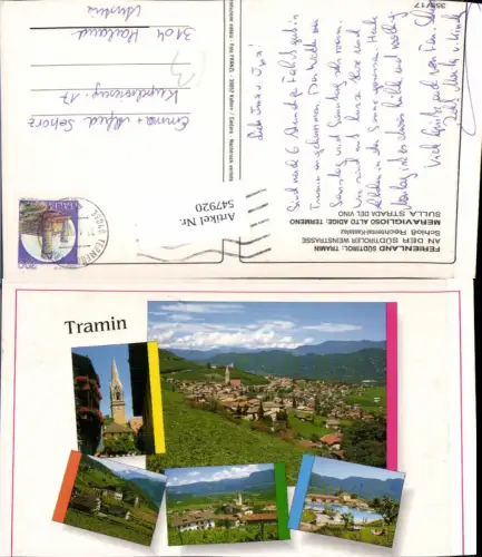 547920,Trentino Bolzano Tramin an der Weinstraße Termeno