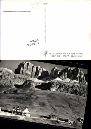 547976,Trentino Bolzano Passo Pordoi Sella Alb. Maria Canazei Gröden