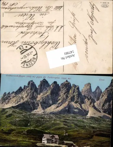 547981,Trentino Bolzano Gröden Grödnerjoch Hospiz Tschierspitze