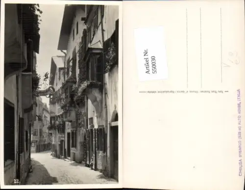 550030,tolle Foto-AK Trentino Bolzano Chiusa Isarco Alto Adige