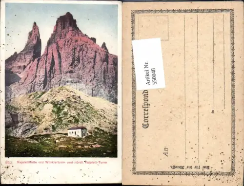 550048,Trentino Bolzano Vajoletthütte Winklerturm Tiers Seis am Schlern Siusi